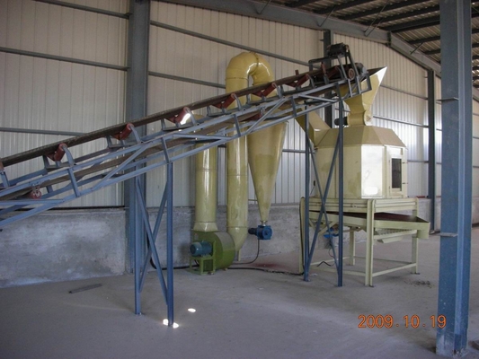 Linha de produção segura do adubo orgânico da pelota da biomassa para a palha, casca HKJ40F do arroz